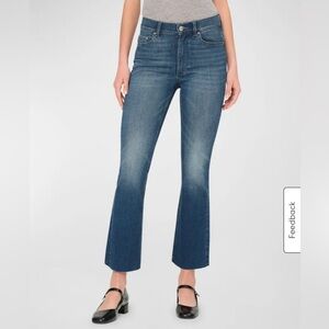DL 1961 Bridget Boot High Rise Instasculpt Crop Jeans, size 32
